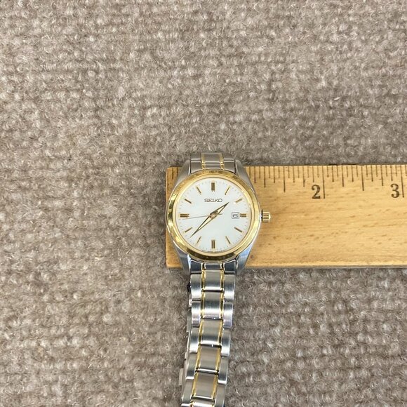 Seiko Women's Two Tone Stainless Watch With Date - Picture 7 of 7